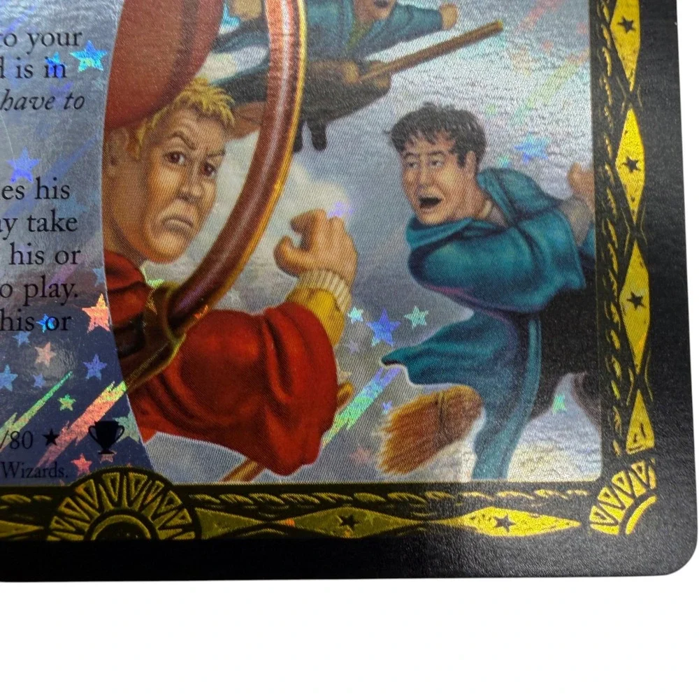 Harry Potter TCG Ravenclaw Match 23/80 Holo Foil Quidditch Cup 2001 Wizards Card